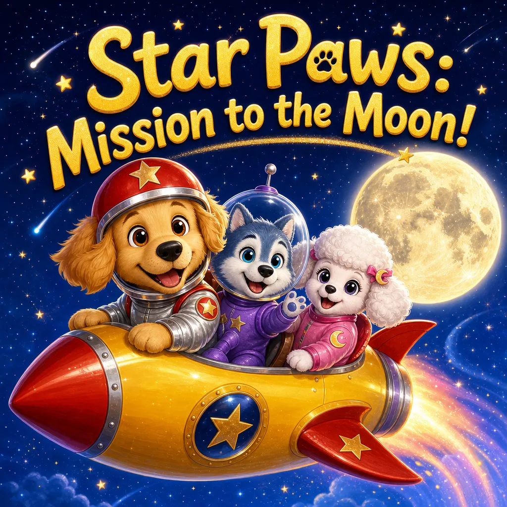 Cover of the story Star Paws: Mission to the Moon!